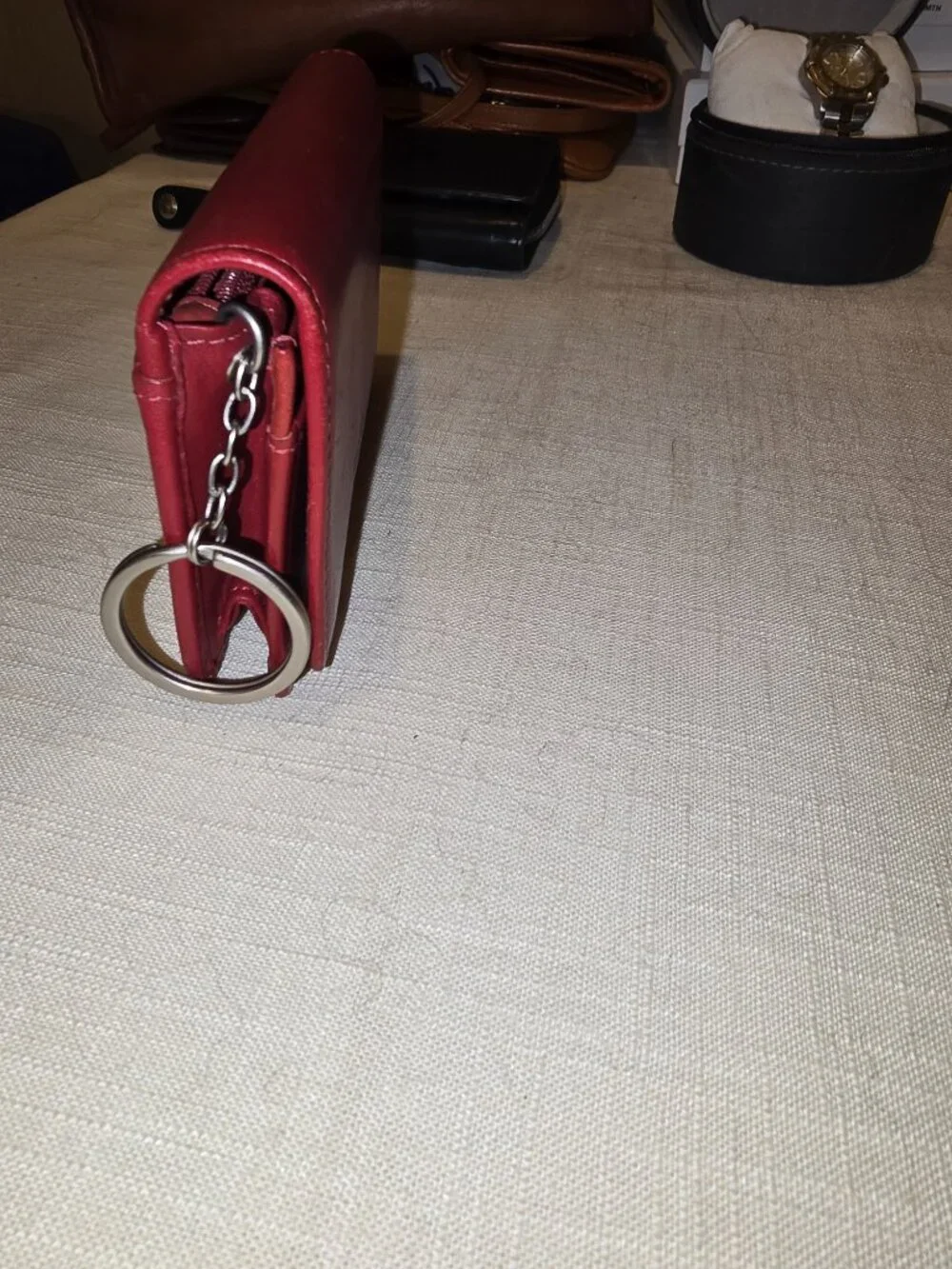 Coach Key holder in red